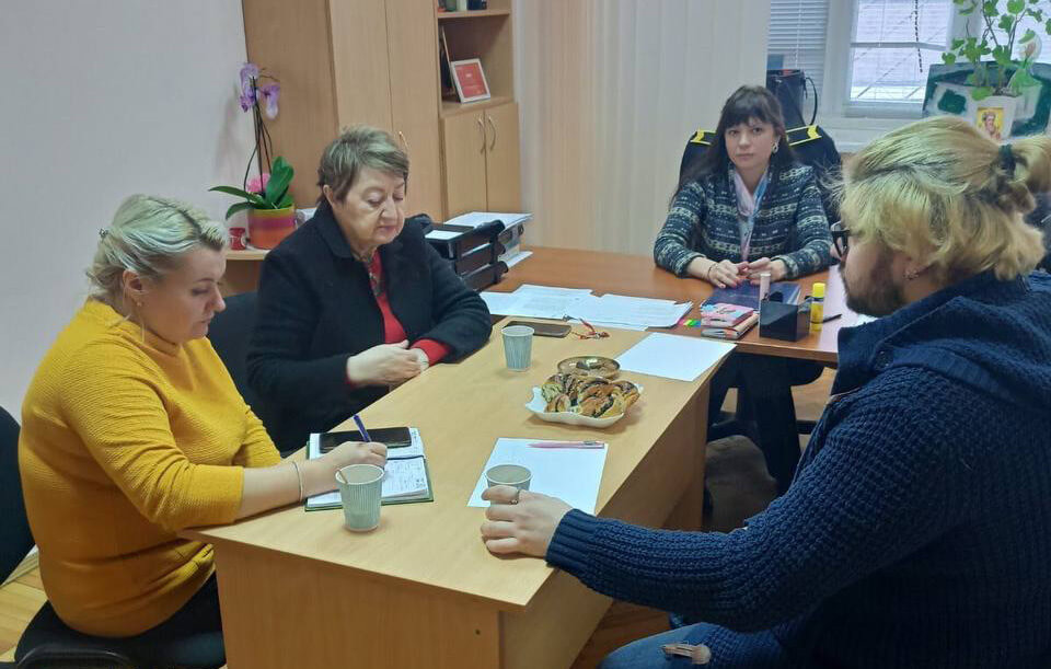 A working meeting was held regarding work on professional development within the framework of an international project