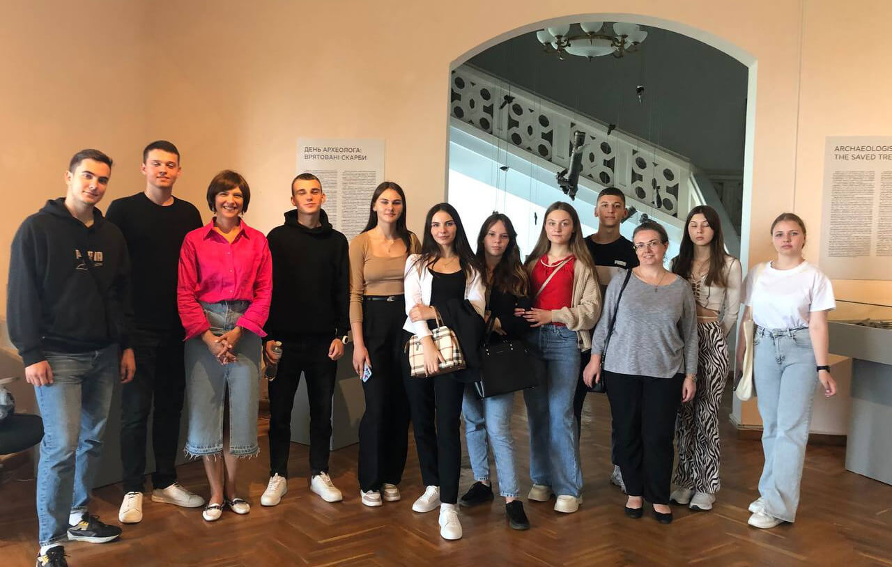 Students of the 1st-2nd year visited the National Museum of the History of Ukraine, the excursion “Fighters for independence of the 20th century.”