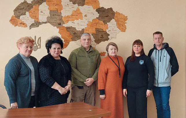 A meeting was held with the head of the Public Organization “Ukrainian Women’s Guard” Olena Biletska