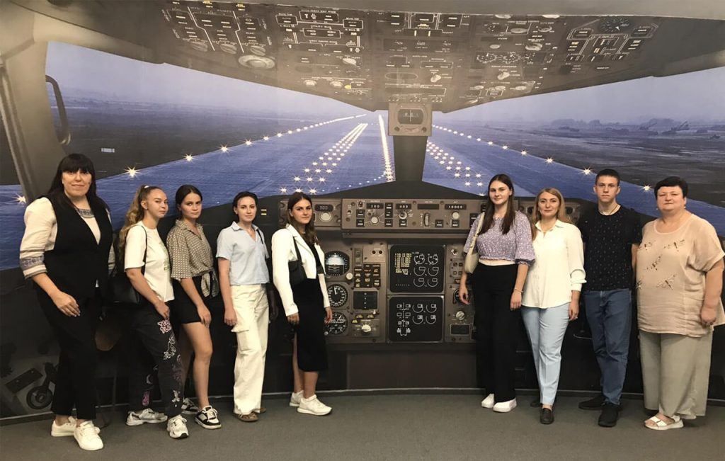 Students-managers of NNINO NAU visited the Museum of History and the Training Hangar of the University